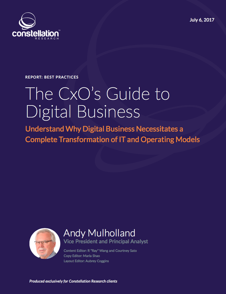 The CxO’s Guide To Digital Business | Constellation Research Inc.